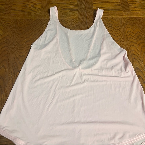 Lululemon Women's Let It Slip Strappy Back Tank Top Pearl Pink Sz S Relaxed Fit - Picture 6 of 10
